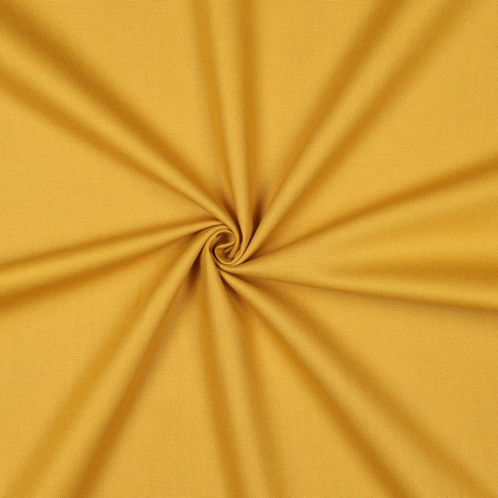 Katoenen canvas uni oker