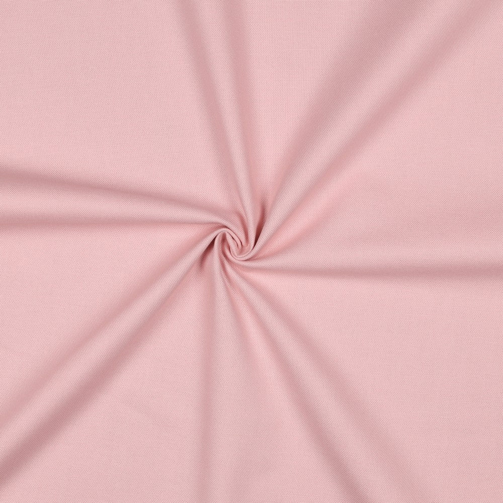 Katoenen canvas uni rose