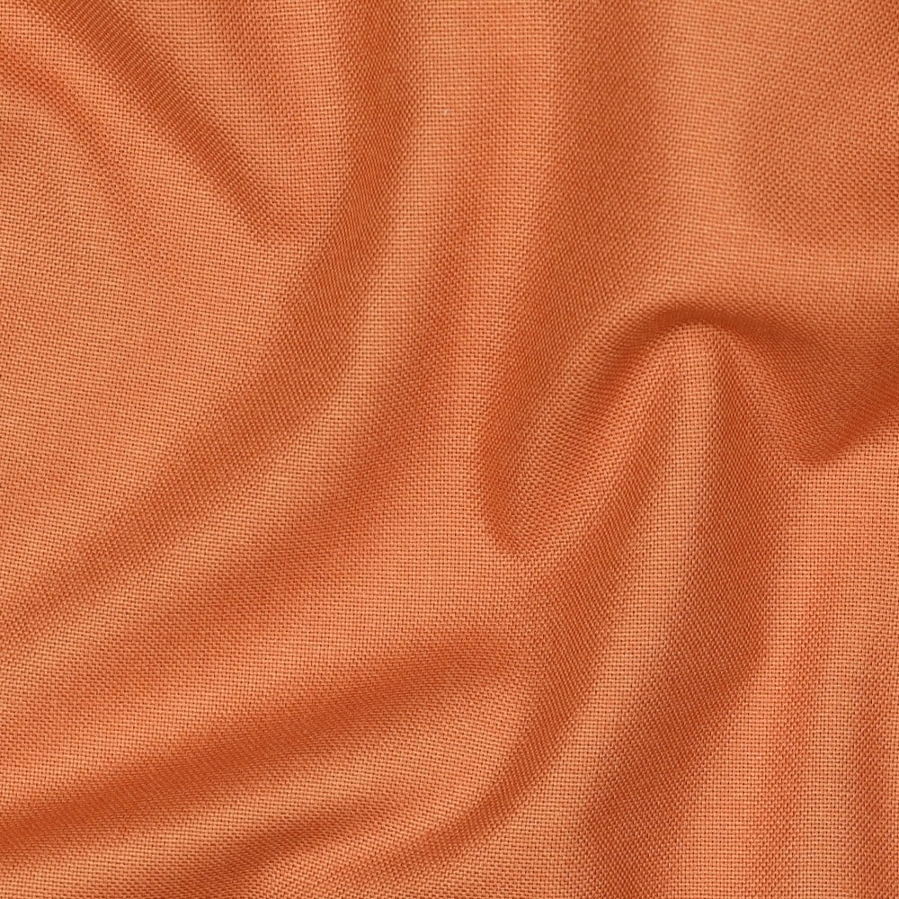 Katoenen canvas uni smokey orange