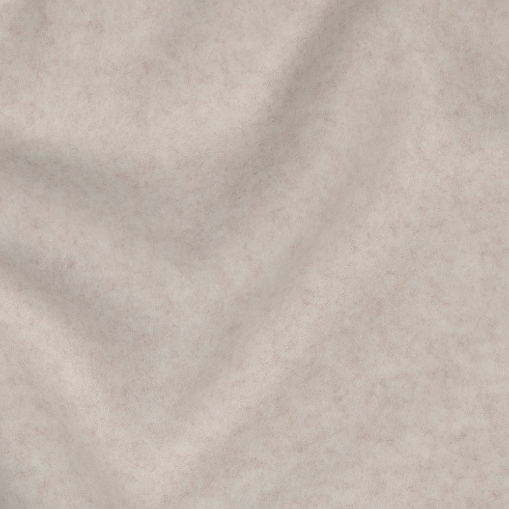 Katoenen fleece organic beige melange