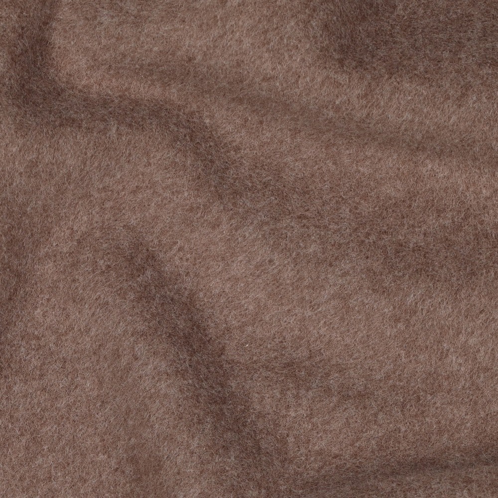 Katoenen fleece organic mocha melange