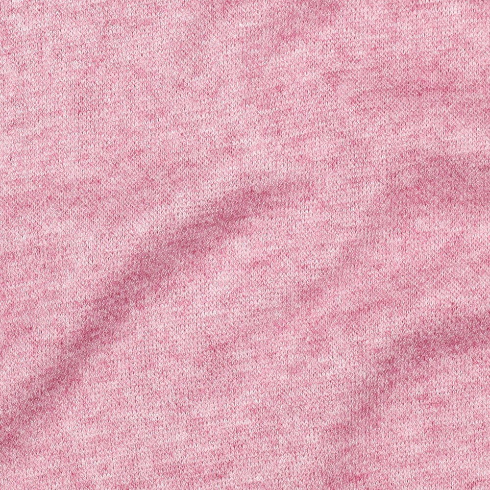 Knitted viscose melange cerise