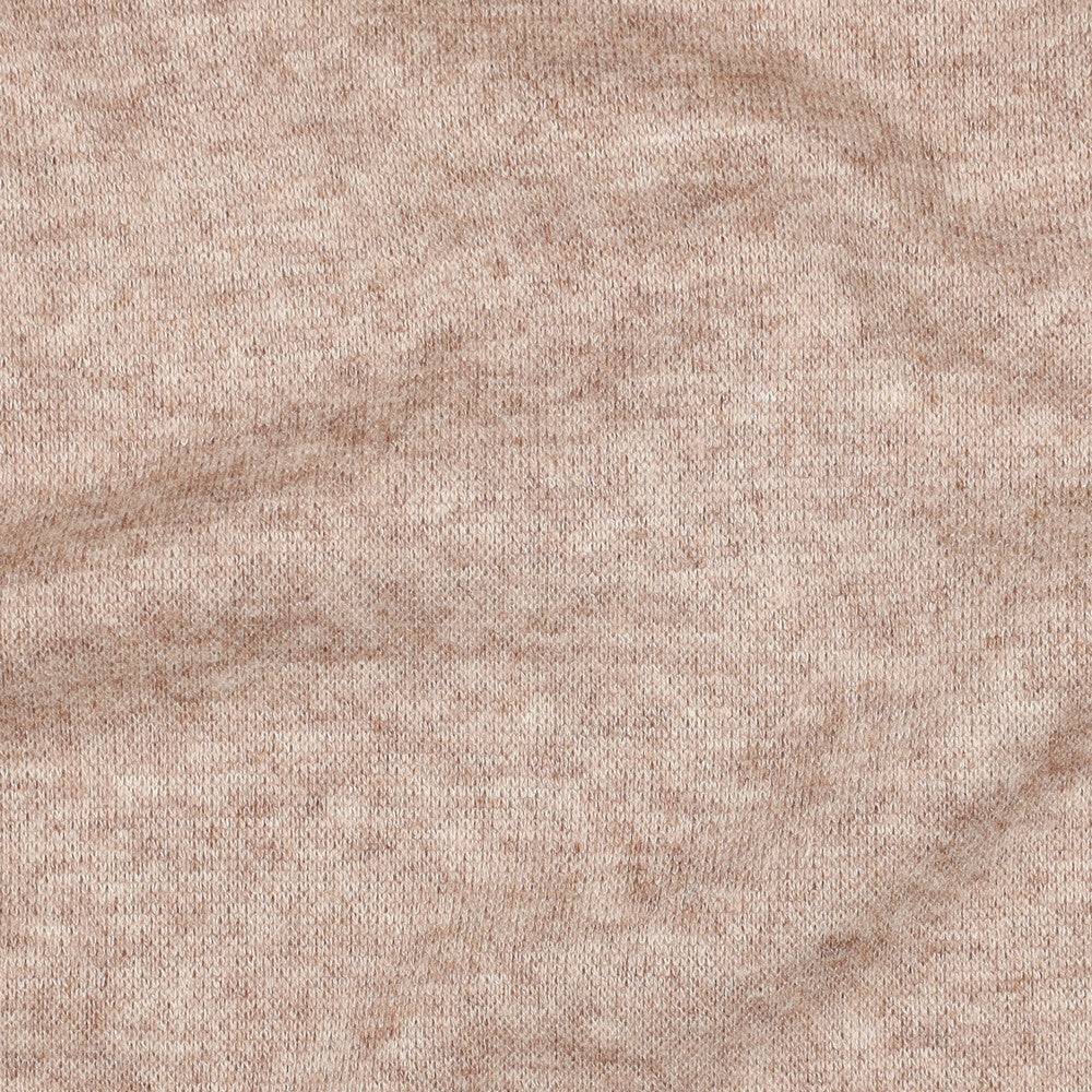 Knitted viscose melange cinnamon