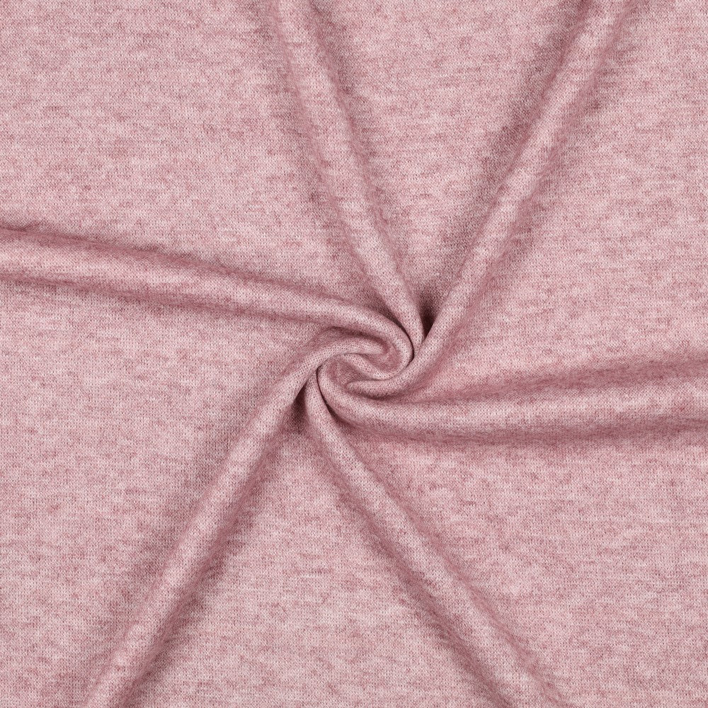 Knitted viscose melange mauve