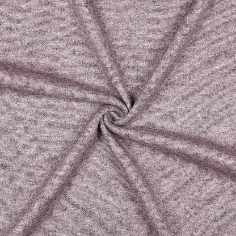 Knitted viscose melange mulberry