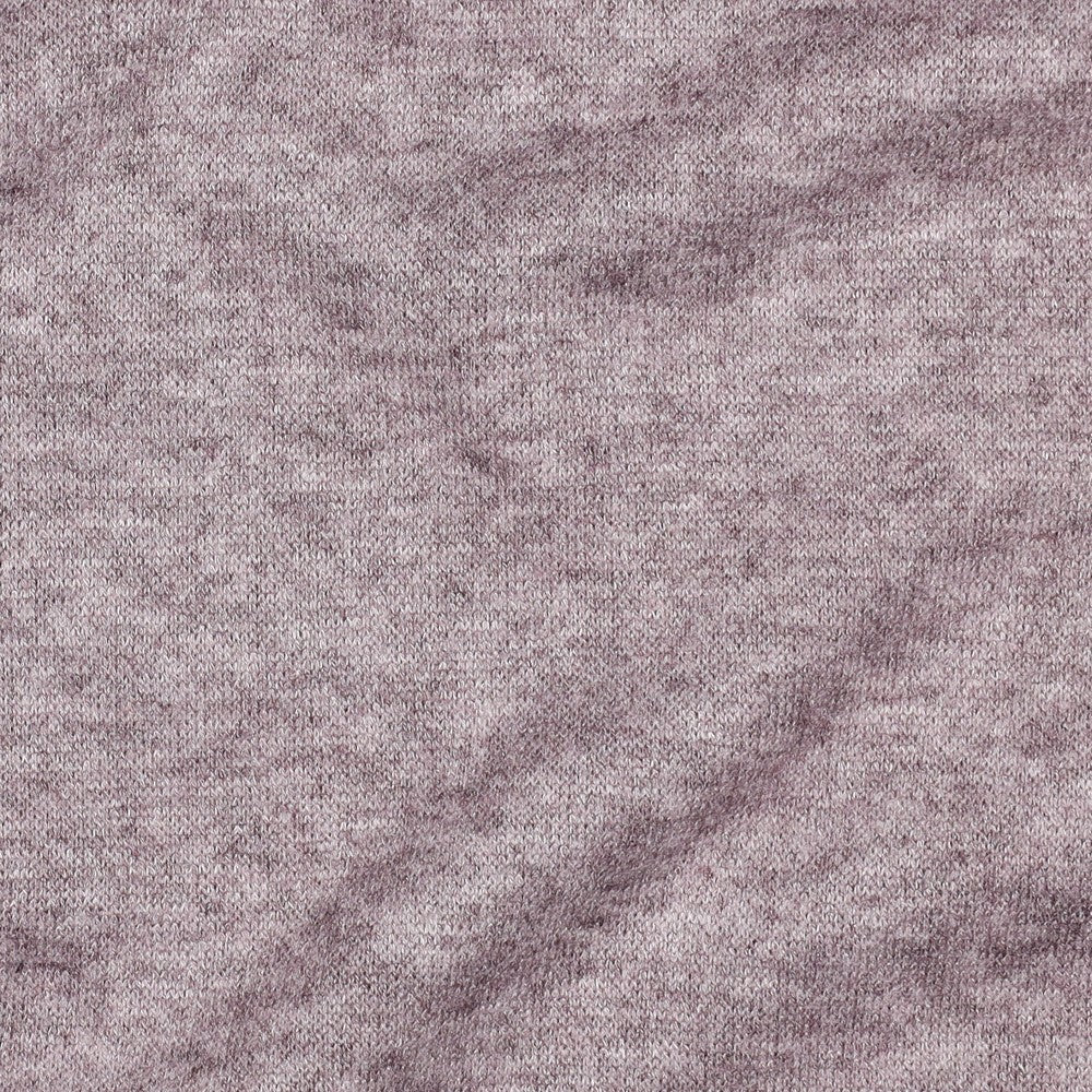 Knitted viscose melange mulberry