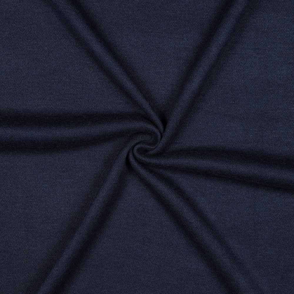 Knitted viscose melange navy