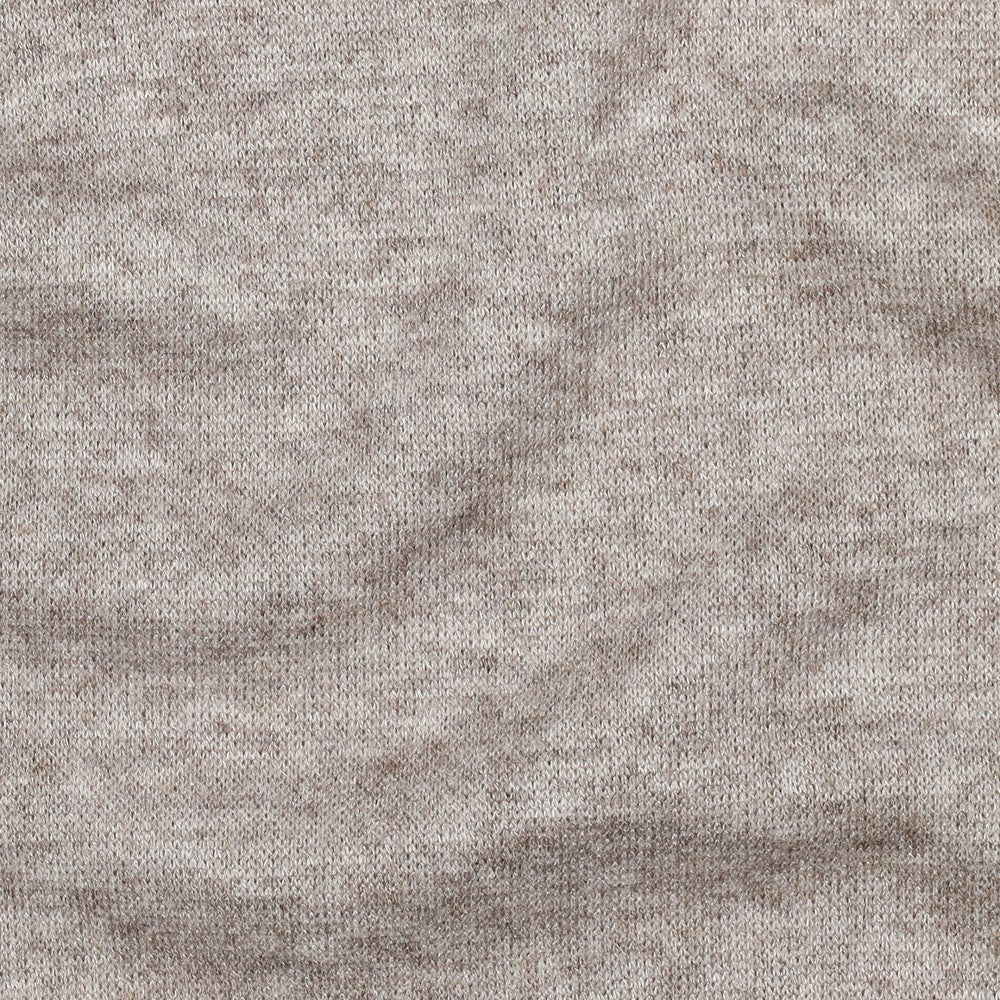 Knitted viscose melange taupe