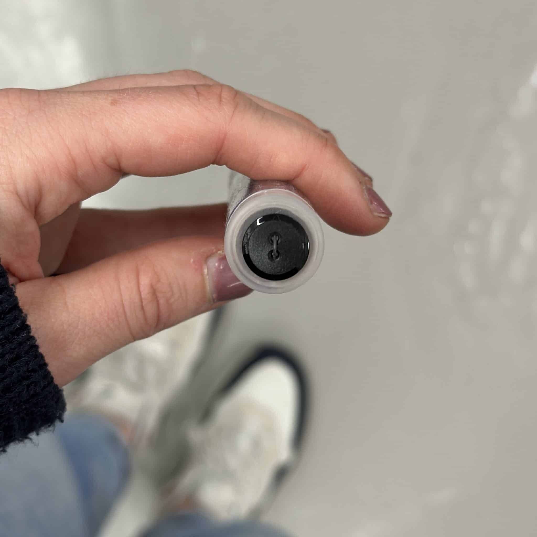 Knoop 12mm zwart