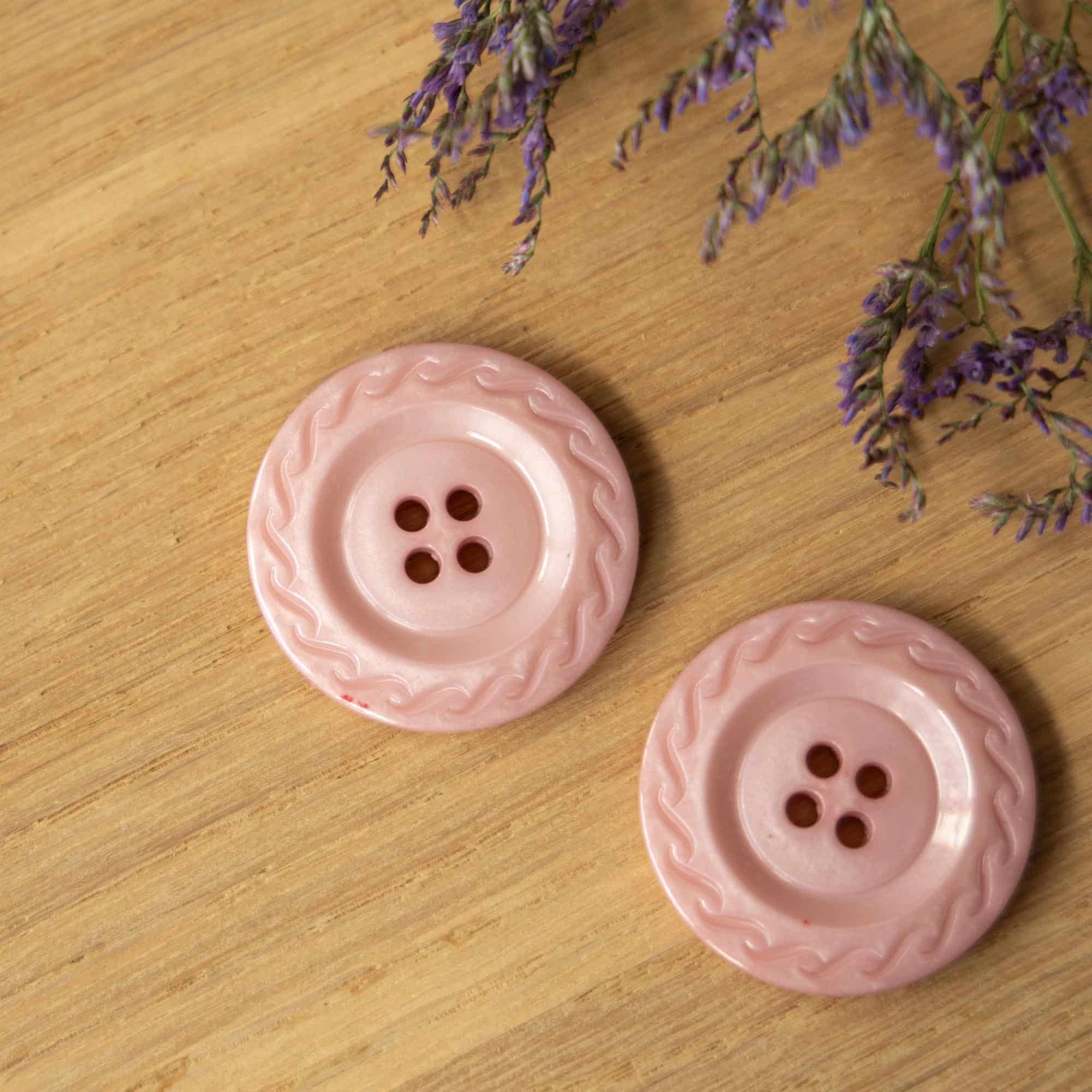 Knoop 33mm roze