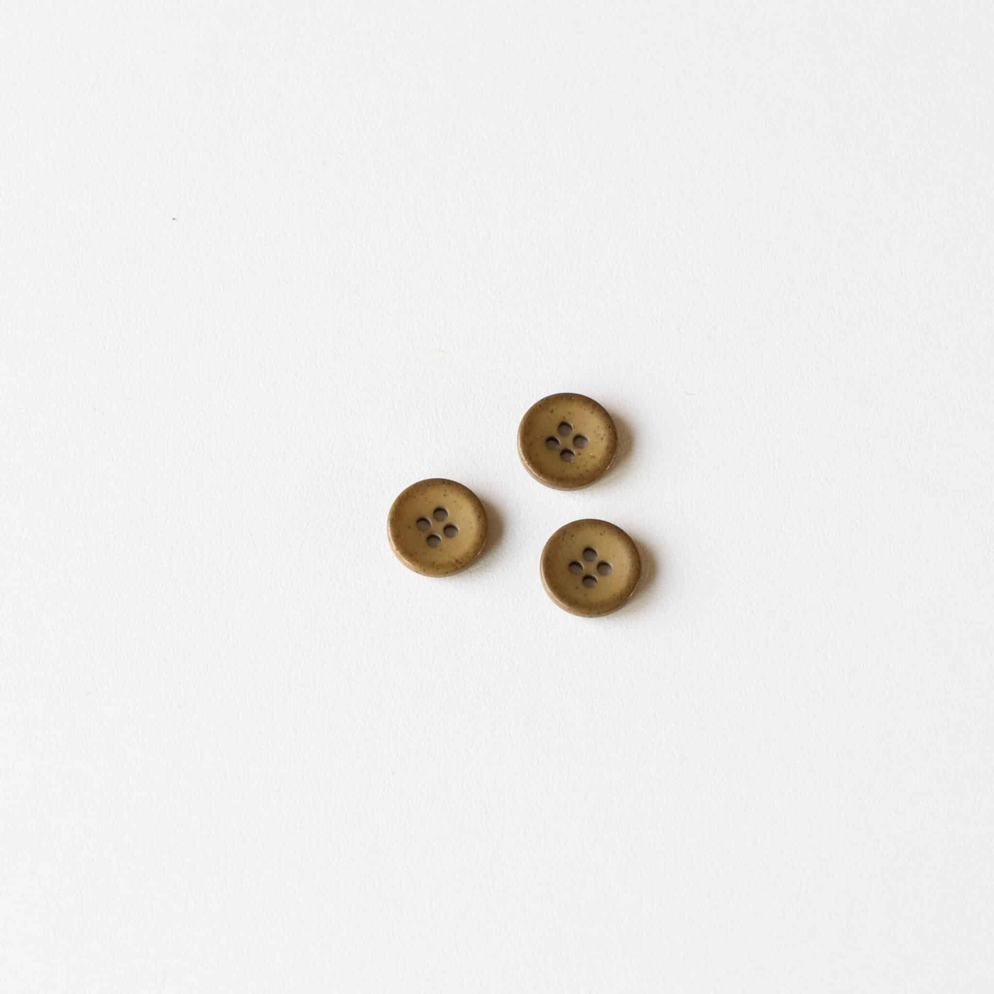 Knoop mosgroen 11mm