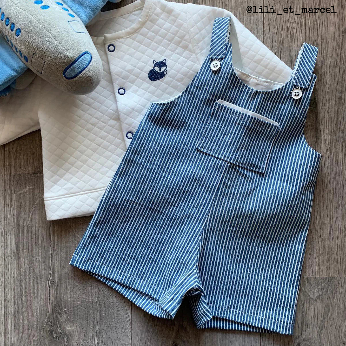 PRE-ORDER Ikatee - London tuinbroek baby/kids (papieren patroon)