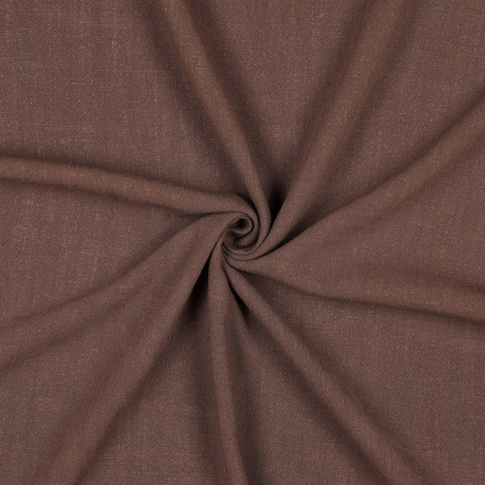 Linnen viscose washed bruin