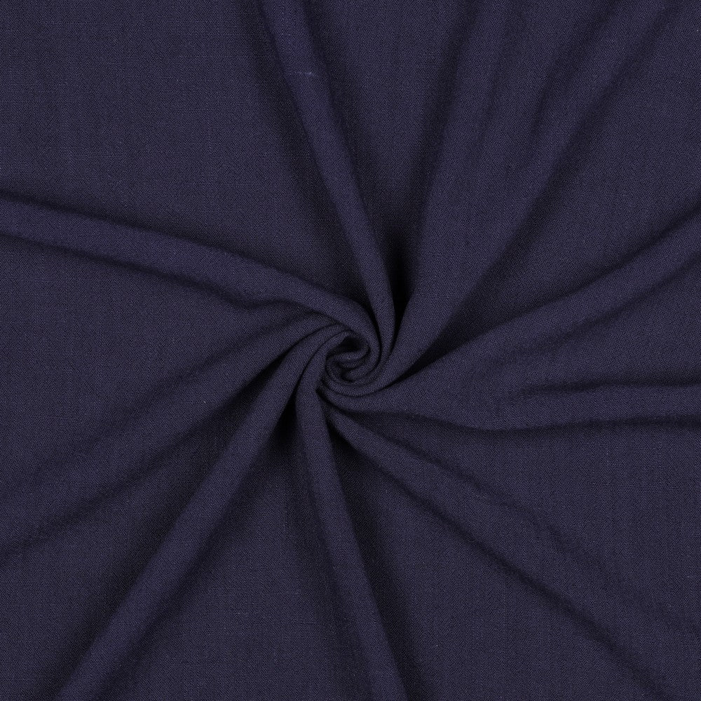 Linnen viscose washed navy