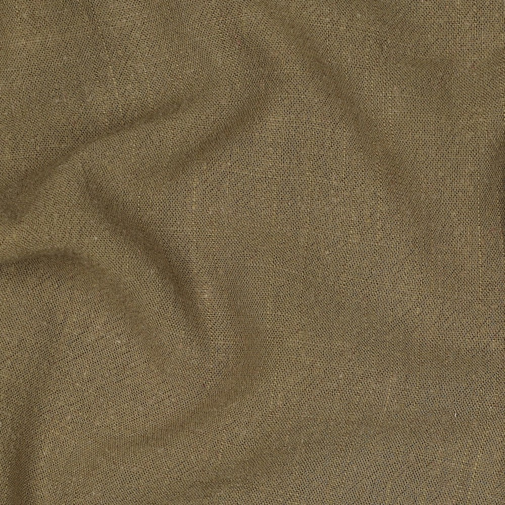 Linnen viscose washed olijfgroen