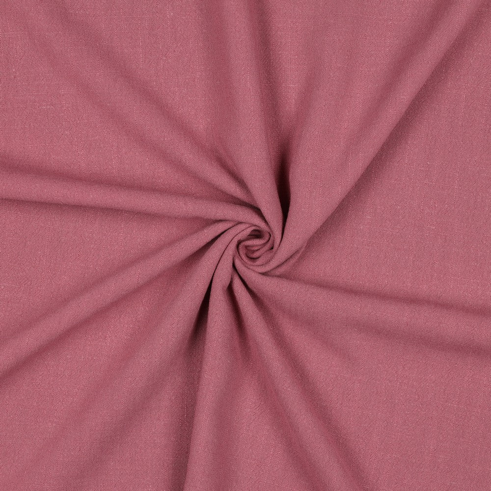 Linnen viscose washed oudroze