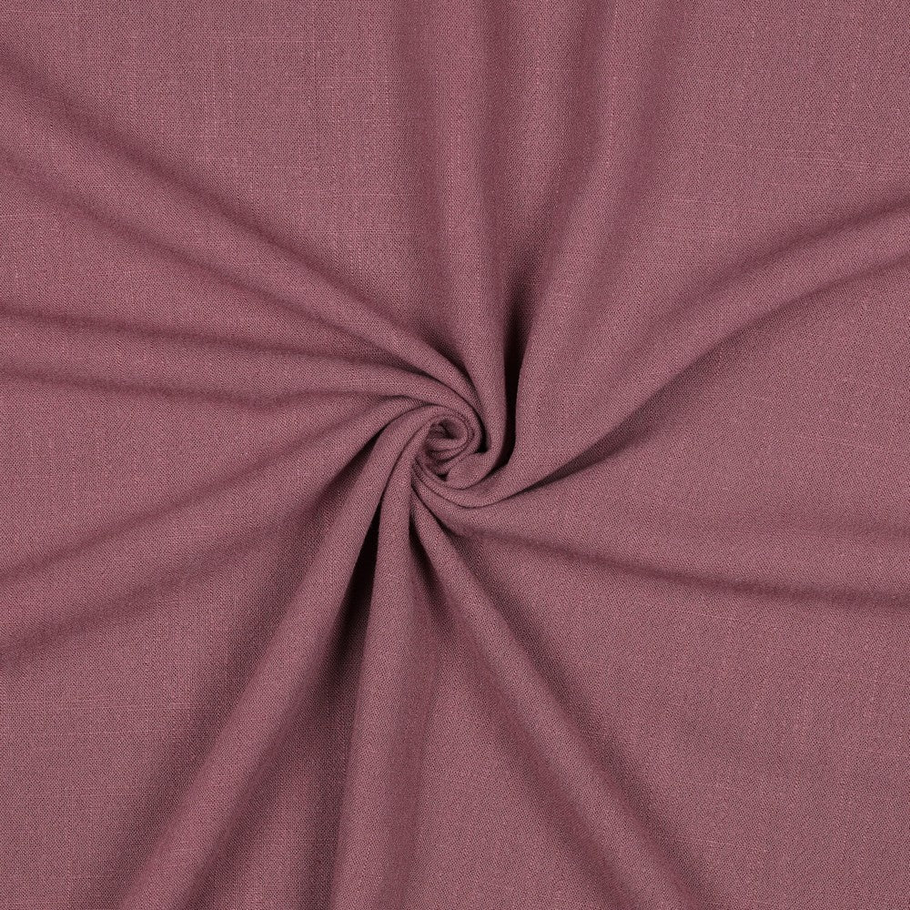 Linnen viscose washed warm mauve