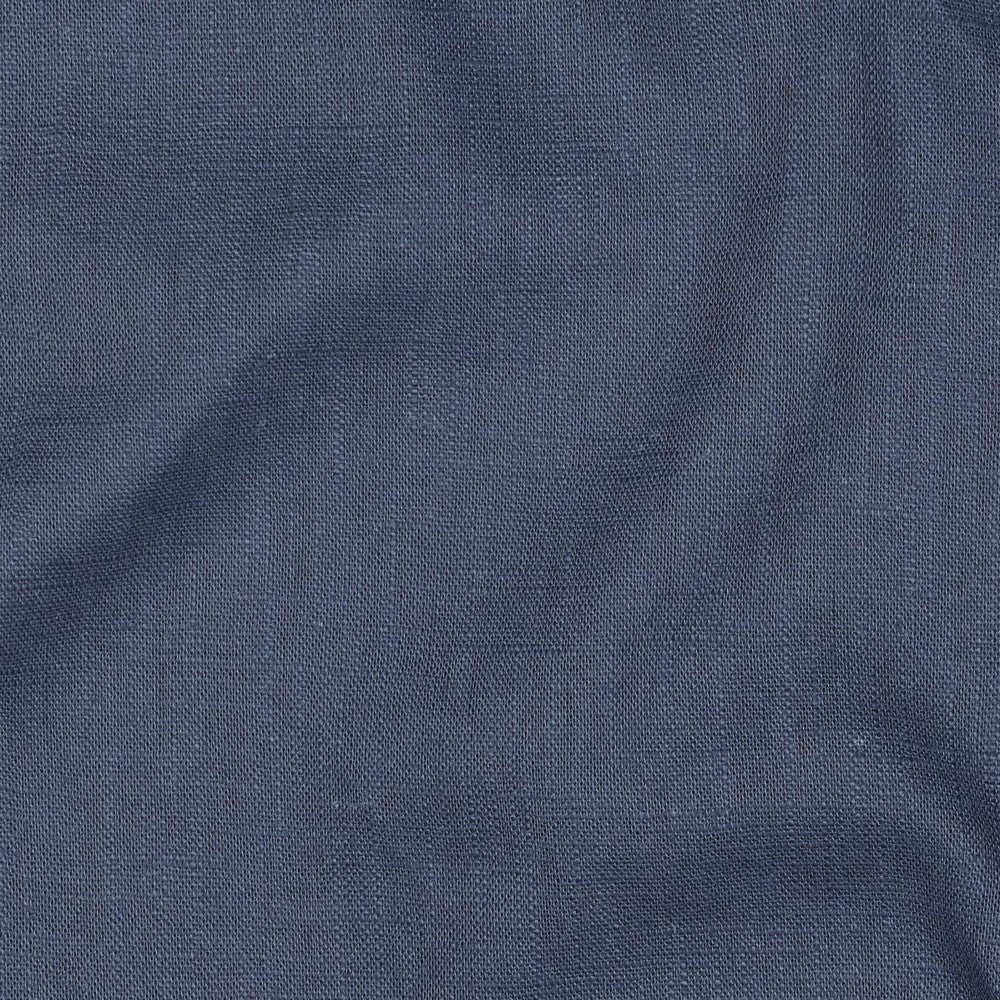 Linnen washed jeansblauw