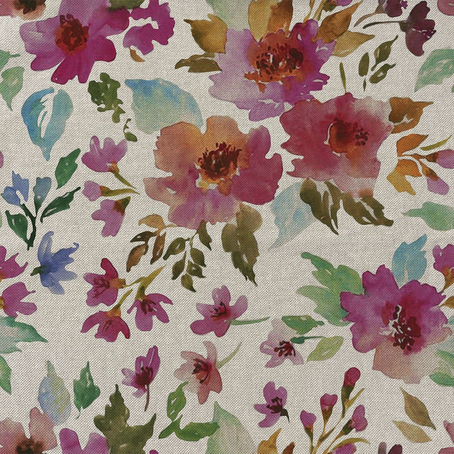 Linnenlook digitaal bloemen roze