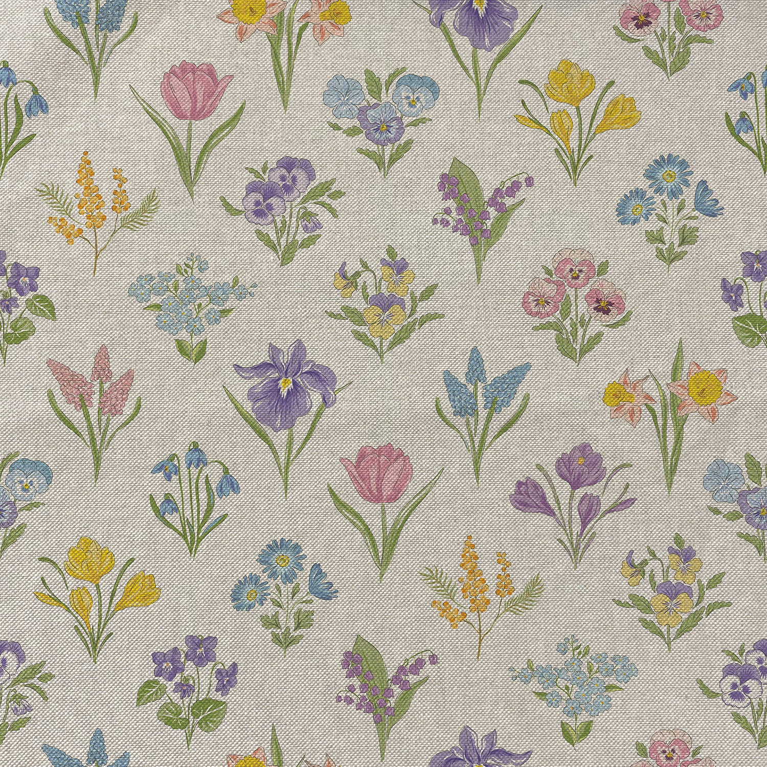 Linnenlook digitaal wilde bloemen