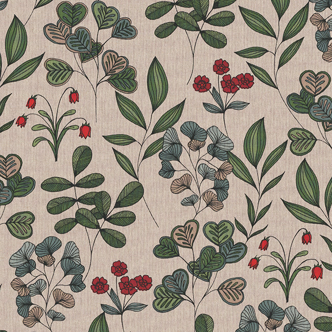 Linnenlook hand drawn foliage