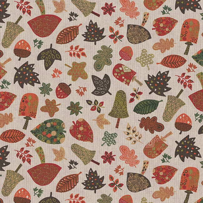 Linnenlook mushroom autumn leaf