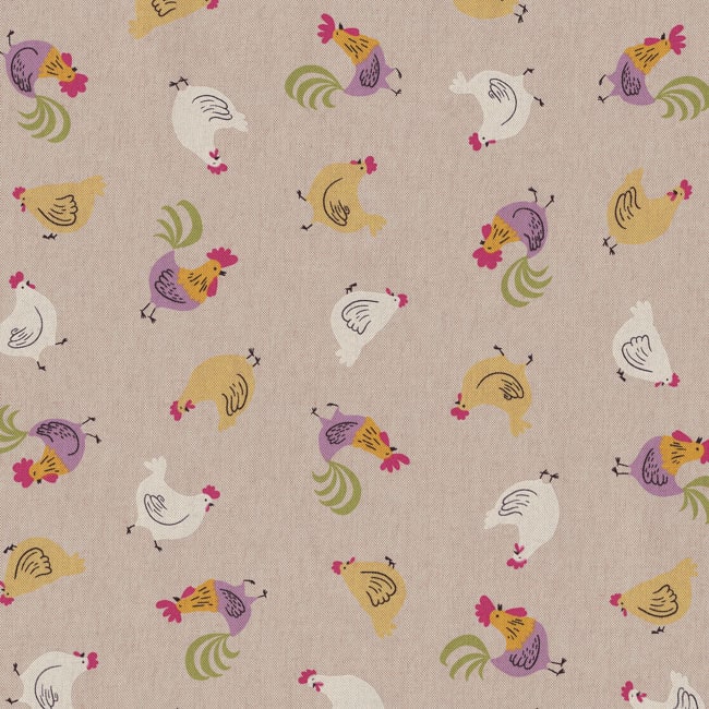 Linnenlook rooster and chick