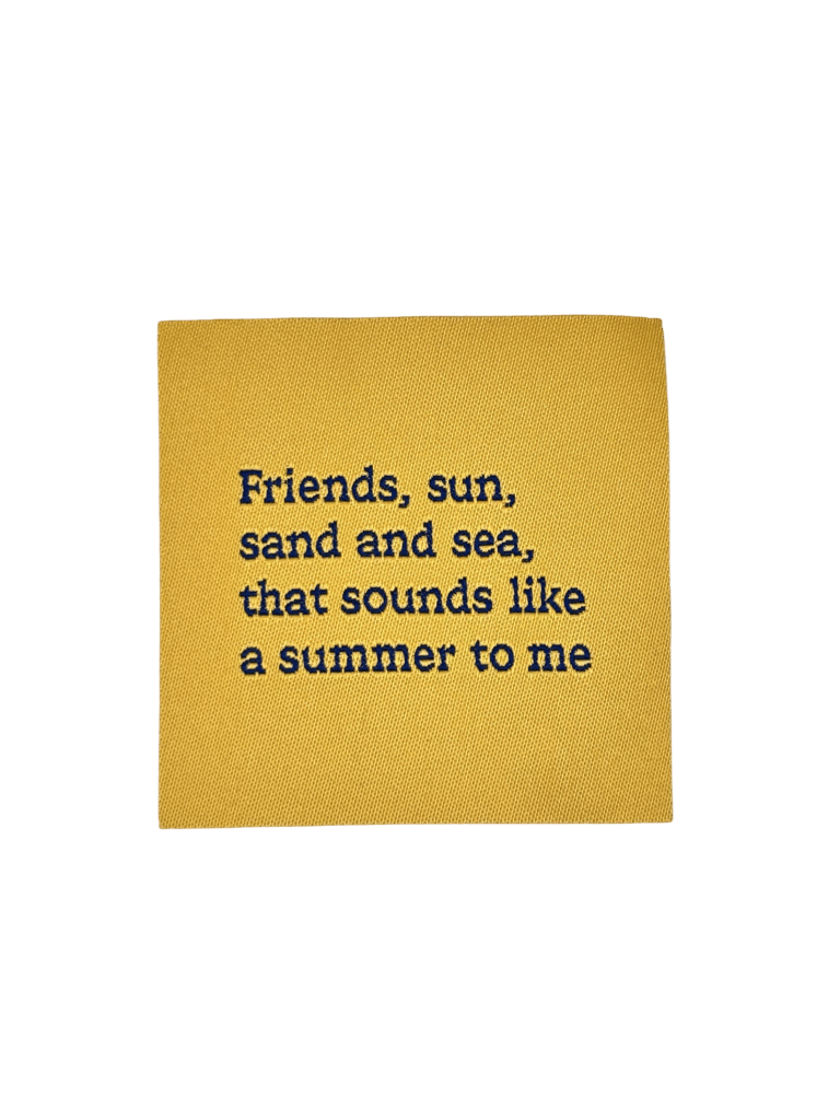 Loop&amp;Label - Friends sun sand and sea - XXL label