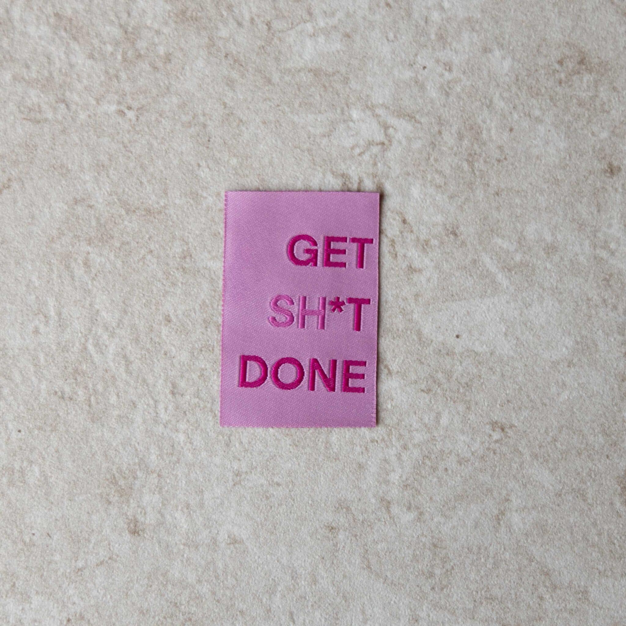 Loop&amp;Label - Get sh*t done - XXL Label