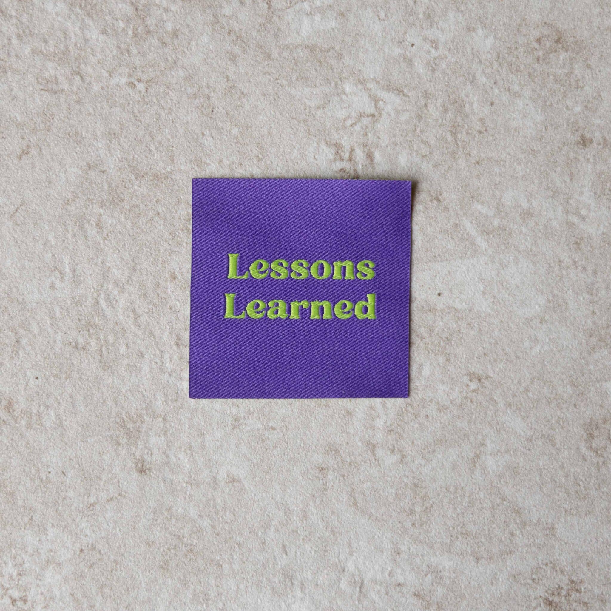 Loop &amp; Label - Lessons learned - XXL label