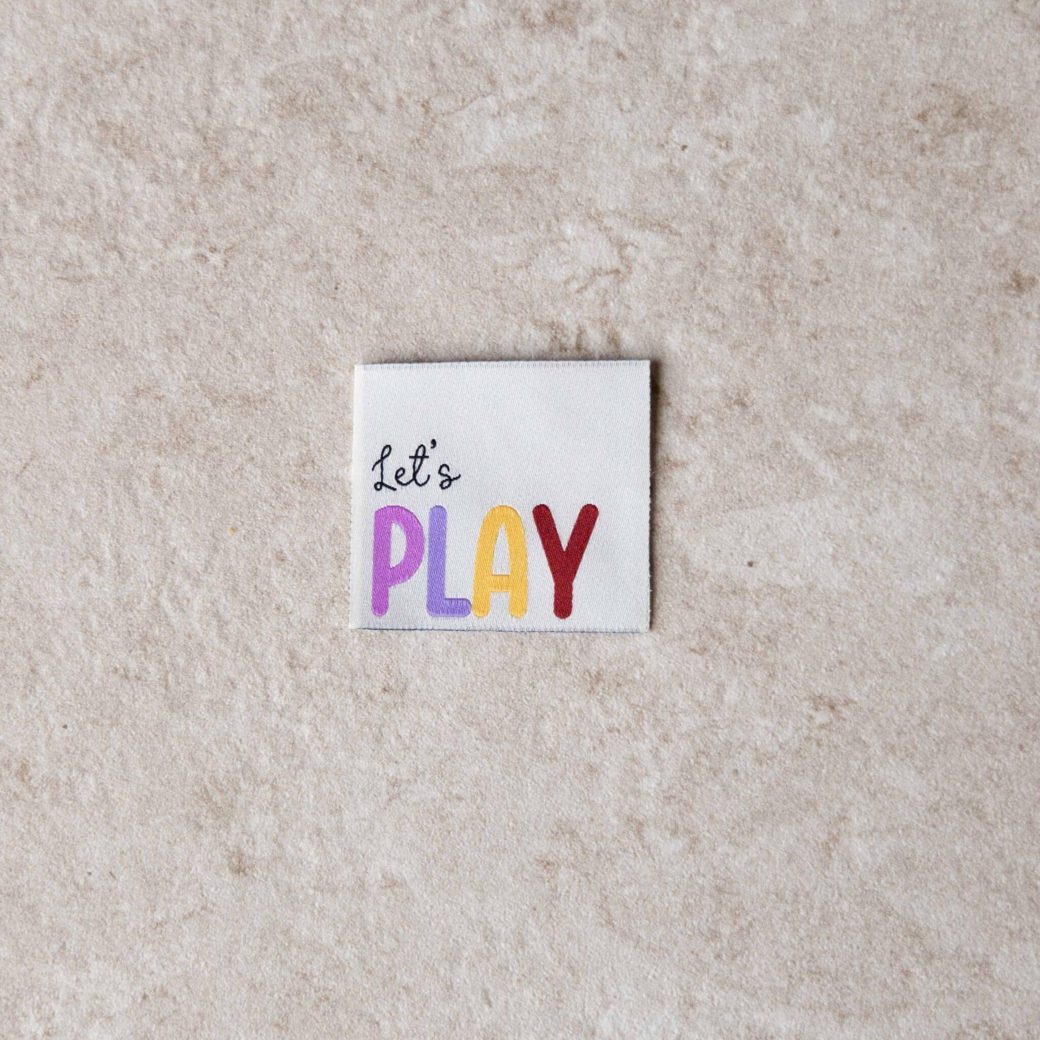 Loop&amp;Label - Let's play - medium label