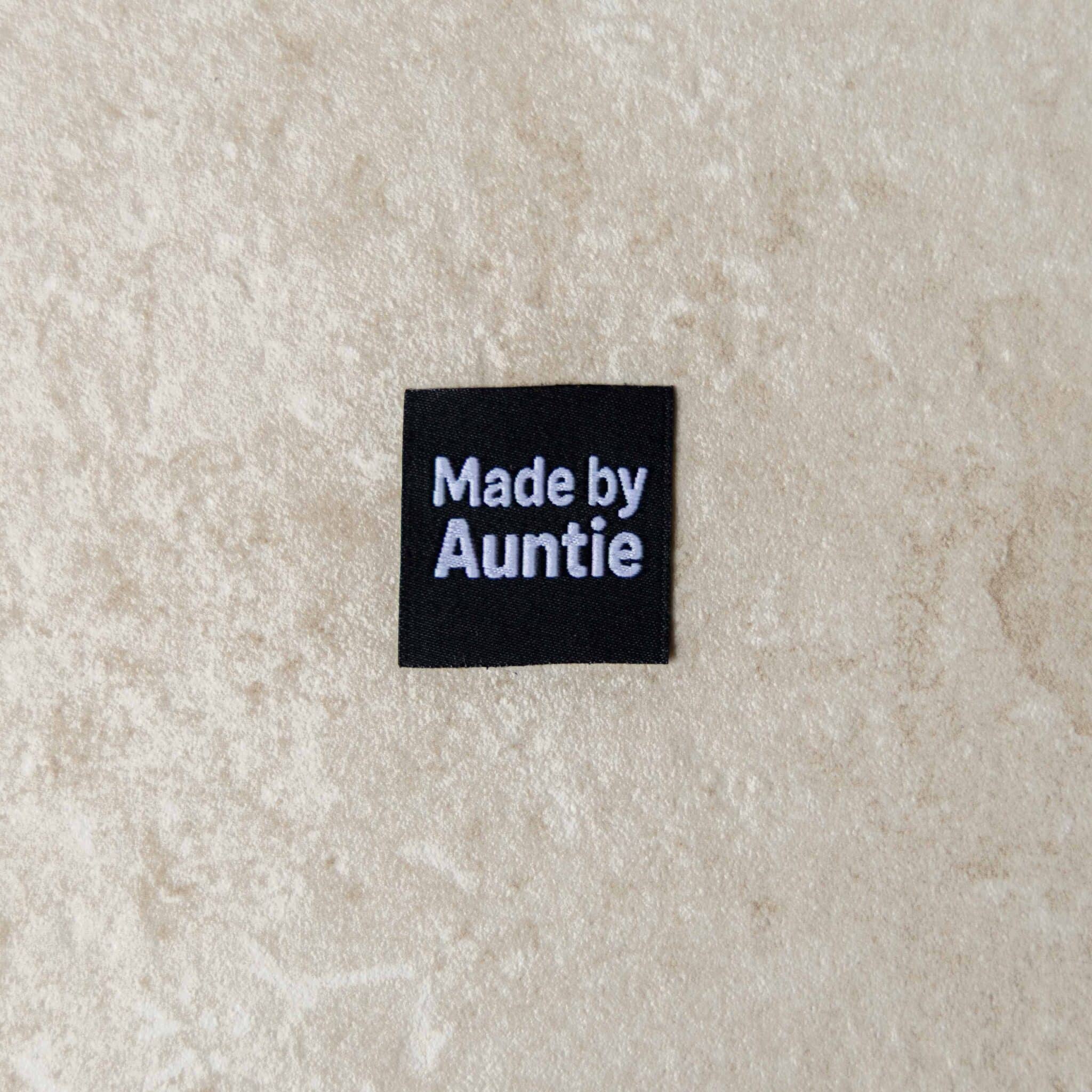 Loop&amp;Label - Made by auntie - kies zelf de kleur - Zwart