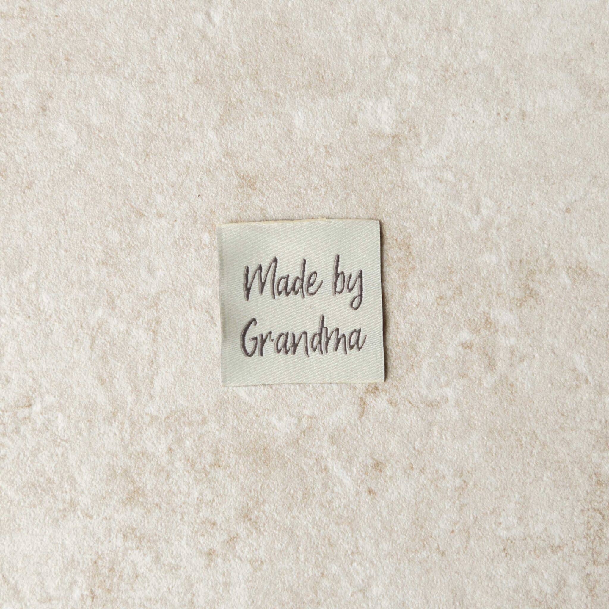 Loop&amp;Label - Made by grandma - kies zelf de kleur - Ecru