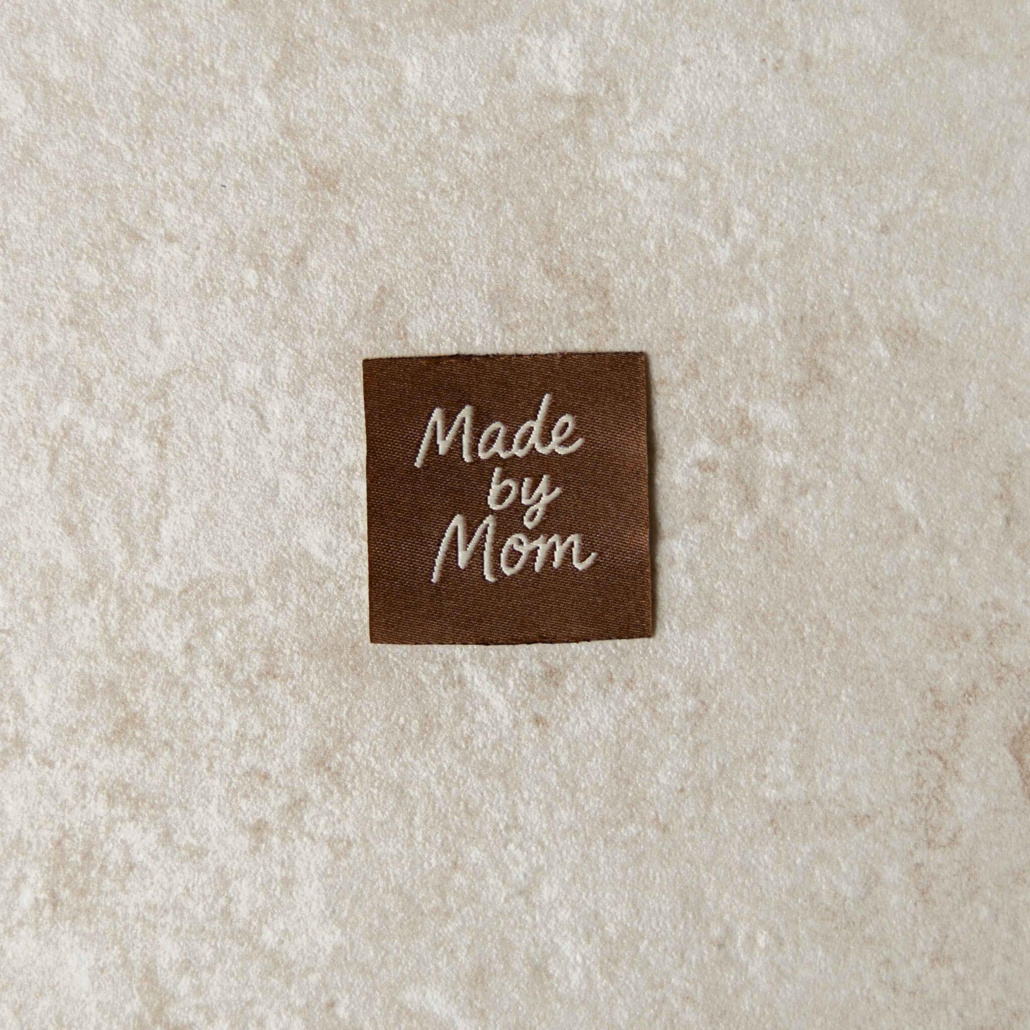 Loop&amp;Label - Made by mom - kies zelf de kleur - Bruin