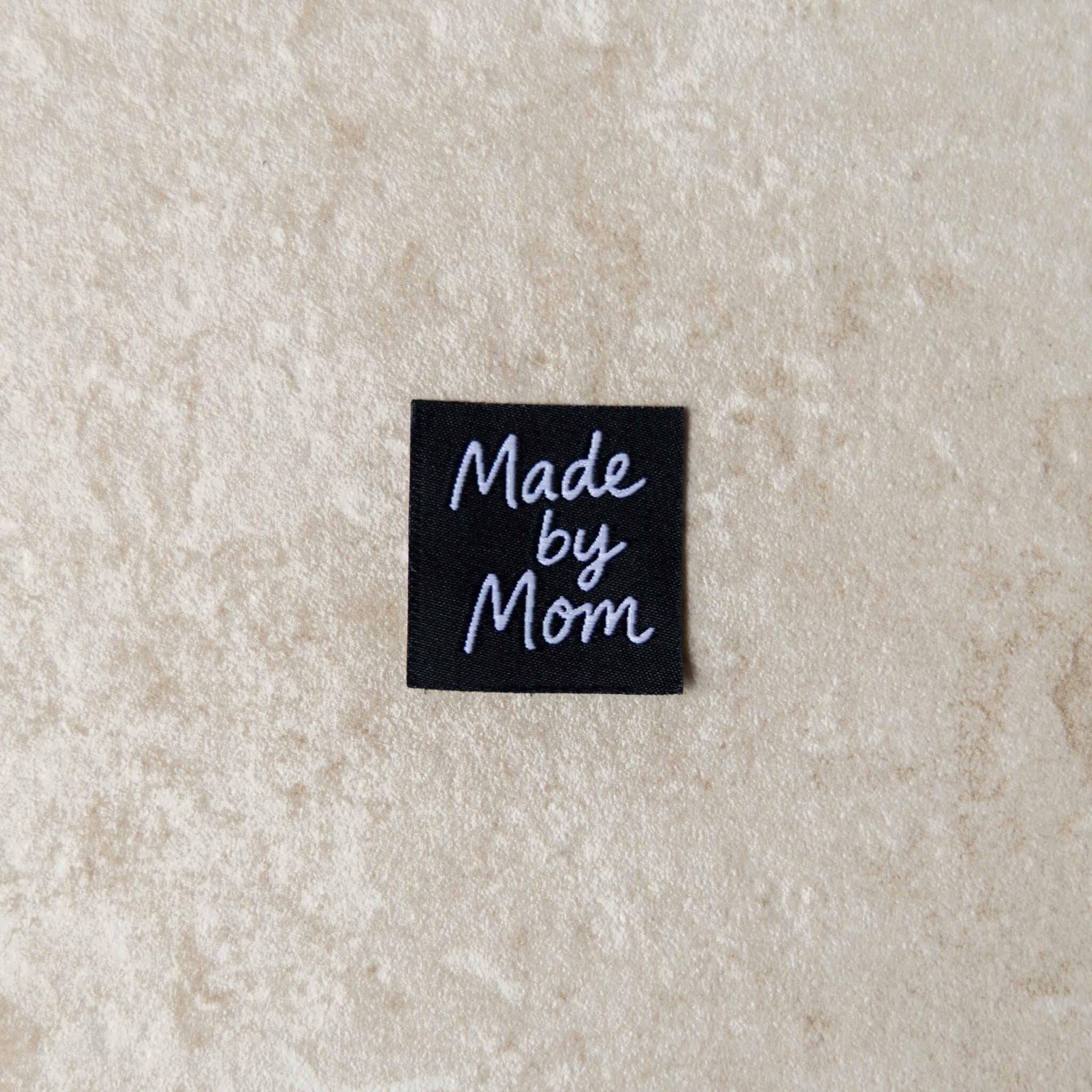 Loop&amp;Label - Made by mom - kies zelf de kleur - Zwart