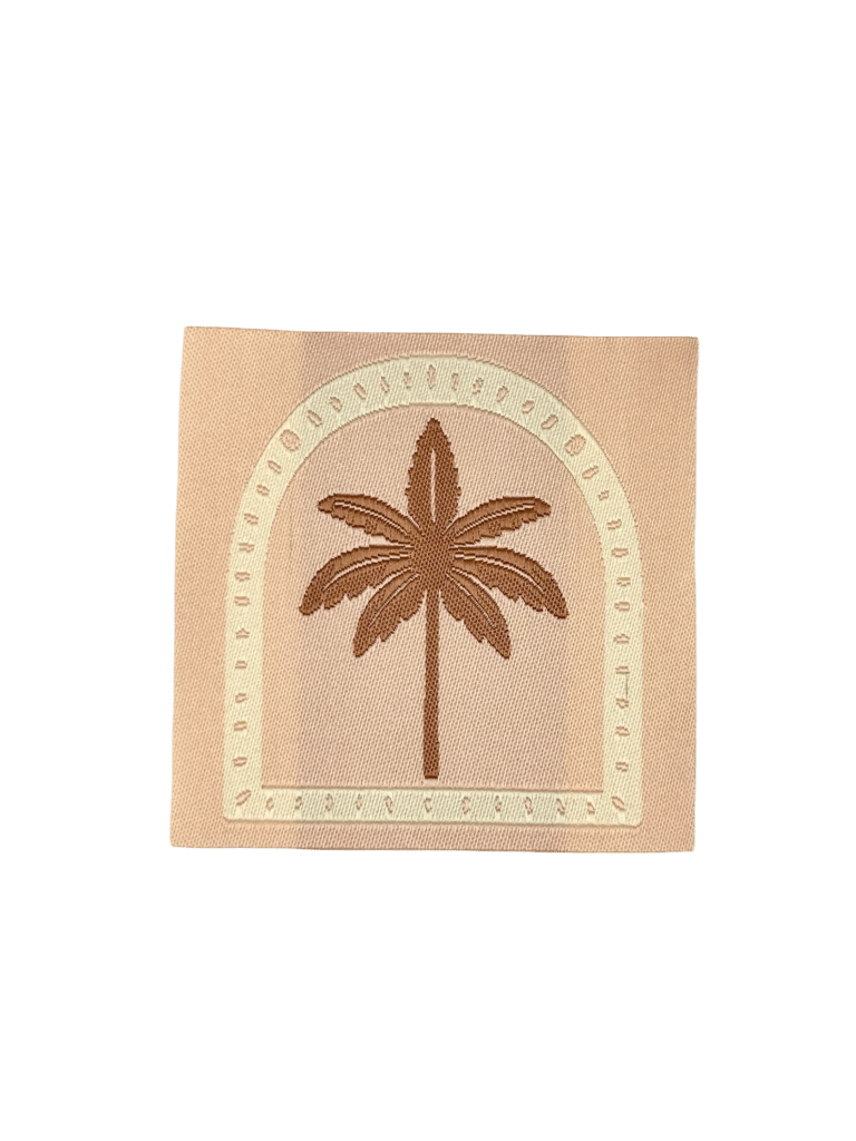 Loop&amp;Label - Palmboom zalmroze - XXL label