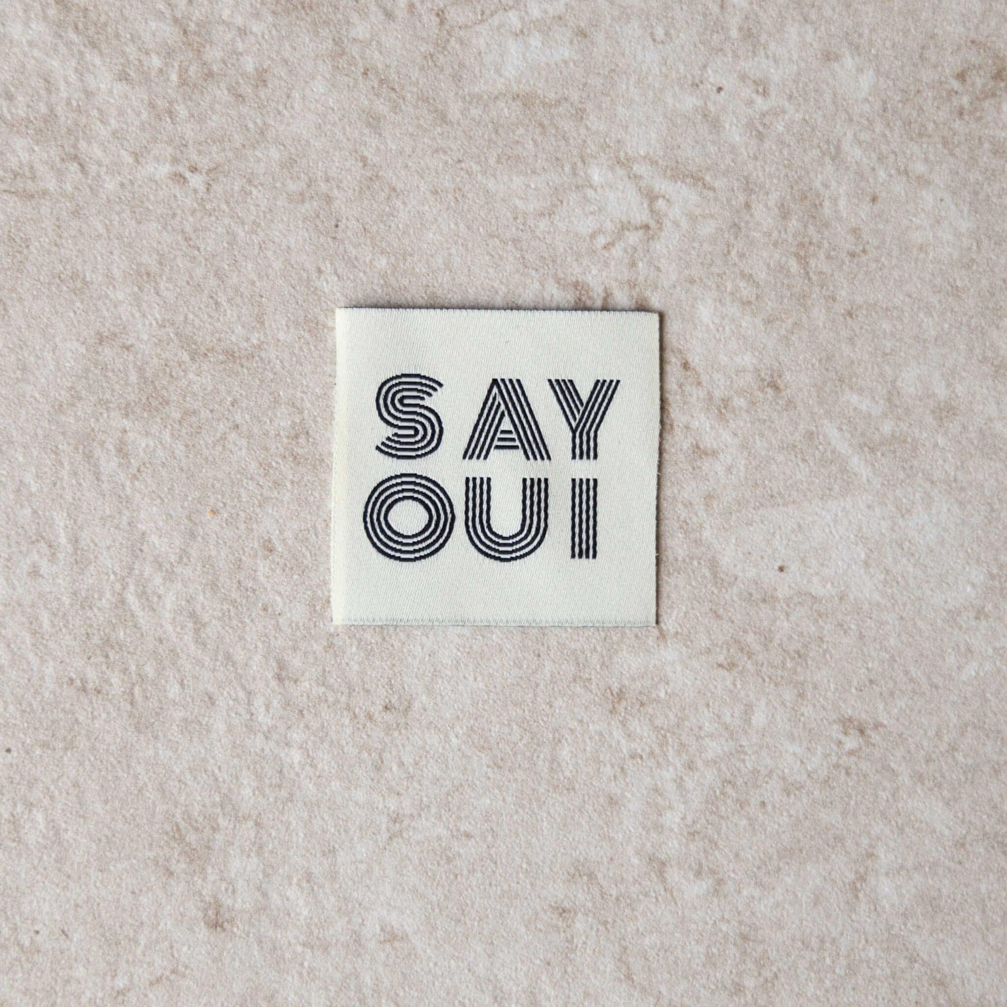Loop&amp;Label - Say oui - medium label
