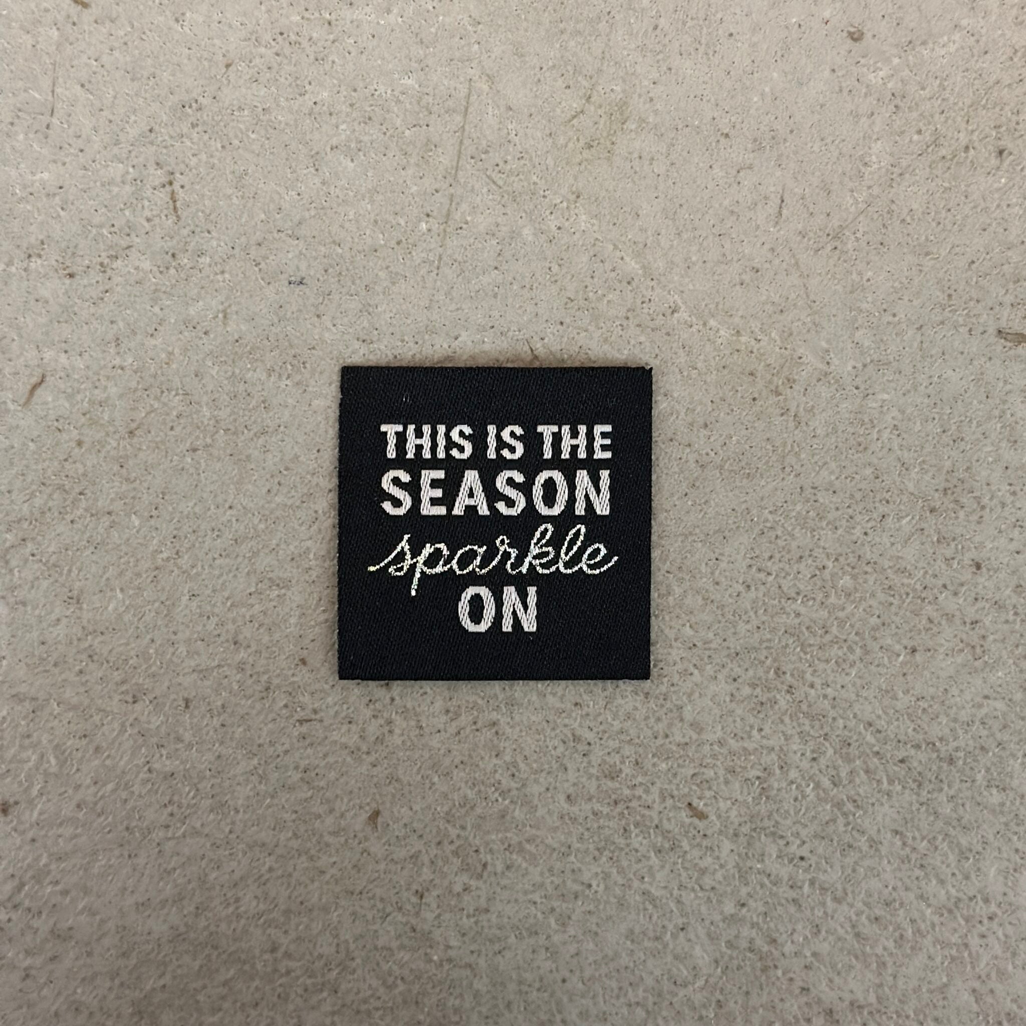 Loop&amp;Label - Season sparkle - klein label