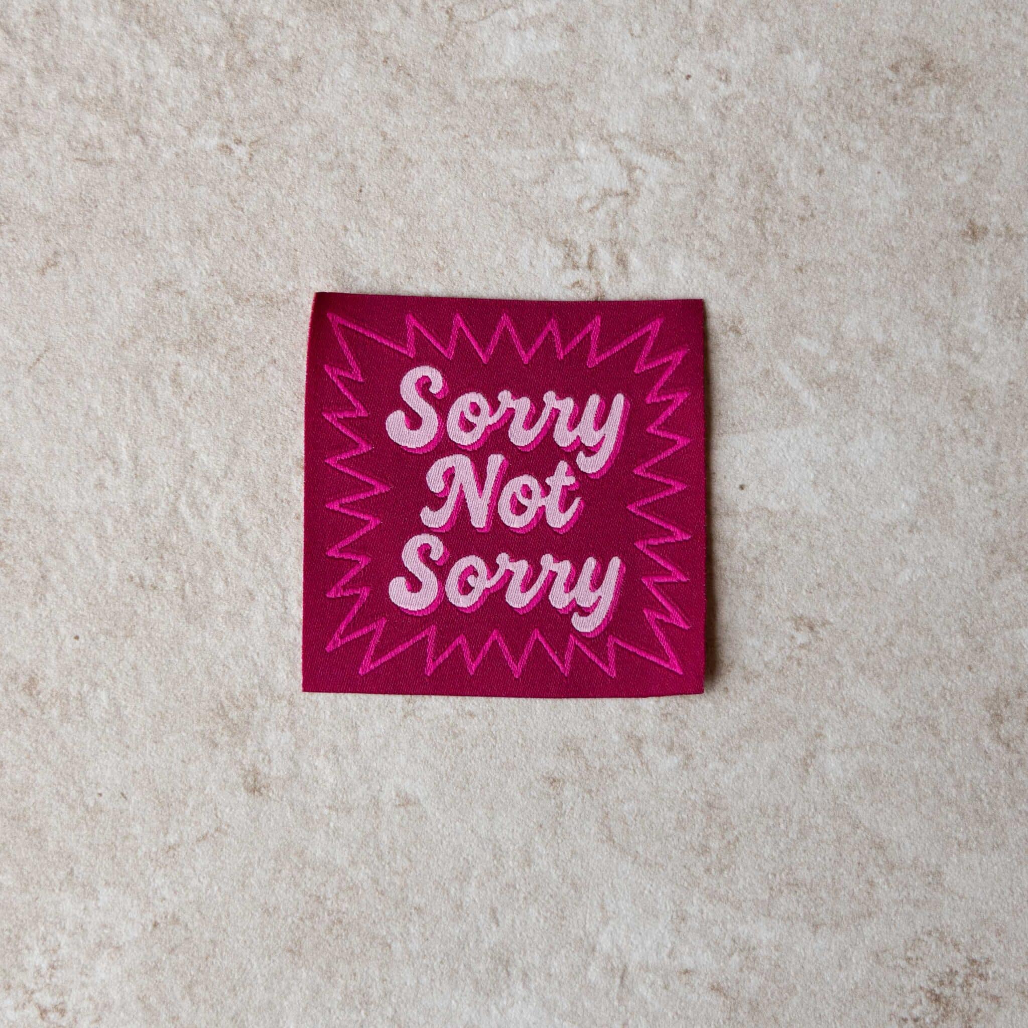 Loop&amp;Label - Sorry not sorry - XXL Label