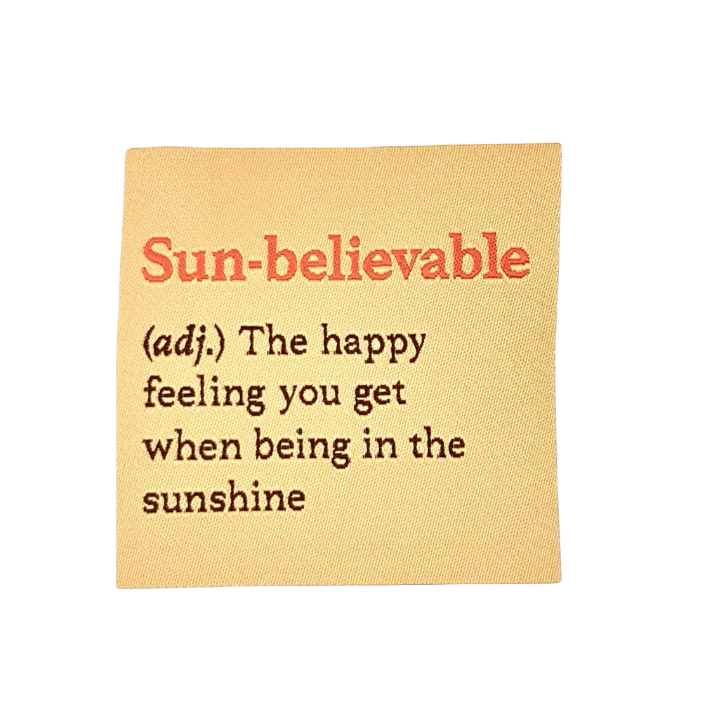 Loop&amp;Label - Sunbelievable - XXL label