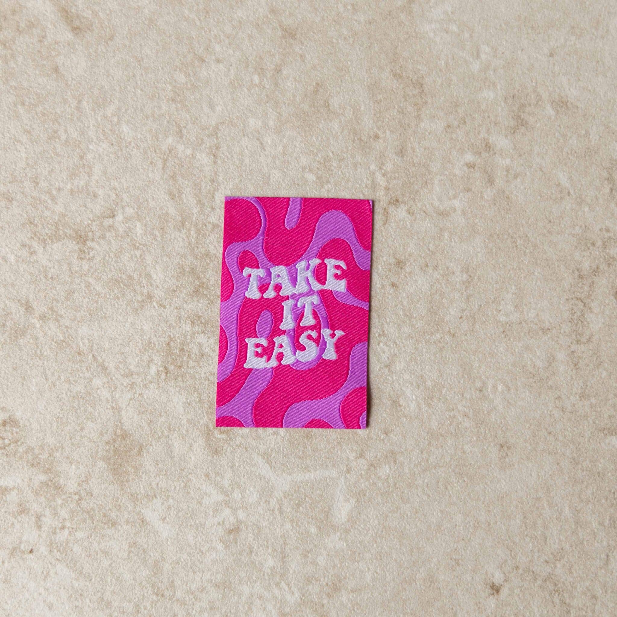 Loop&amp;Label - Take it easy - XXL label