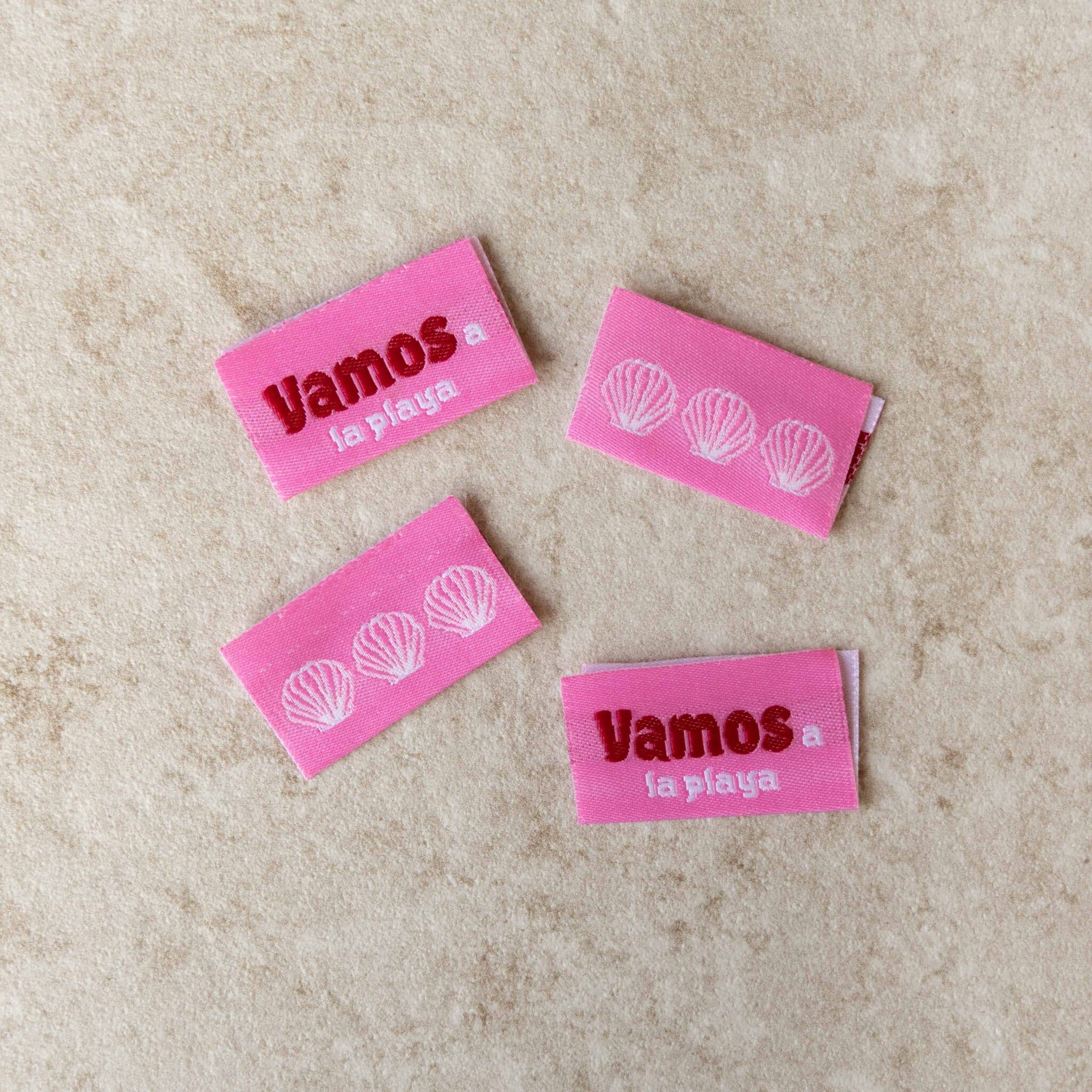 Loop&amp;Label - Vamos - zijnaadlabels (4 stuks)