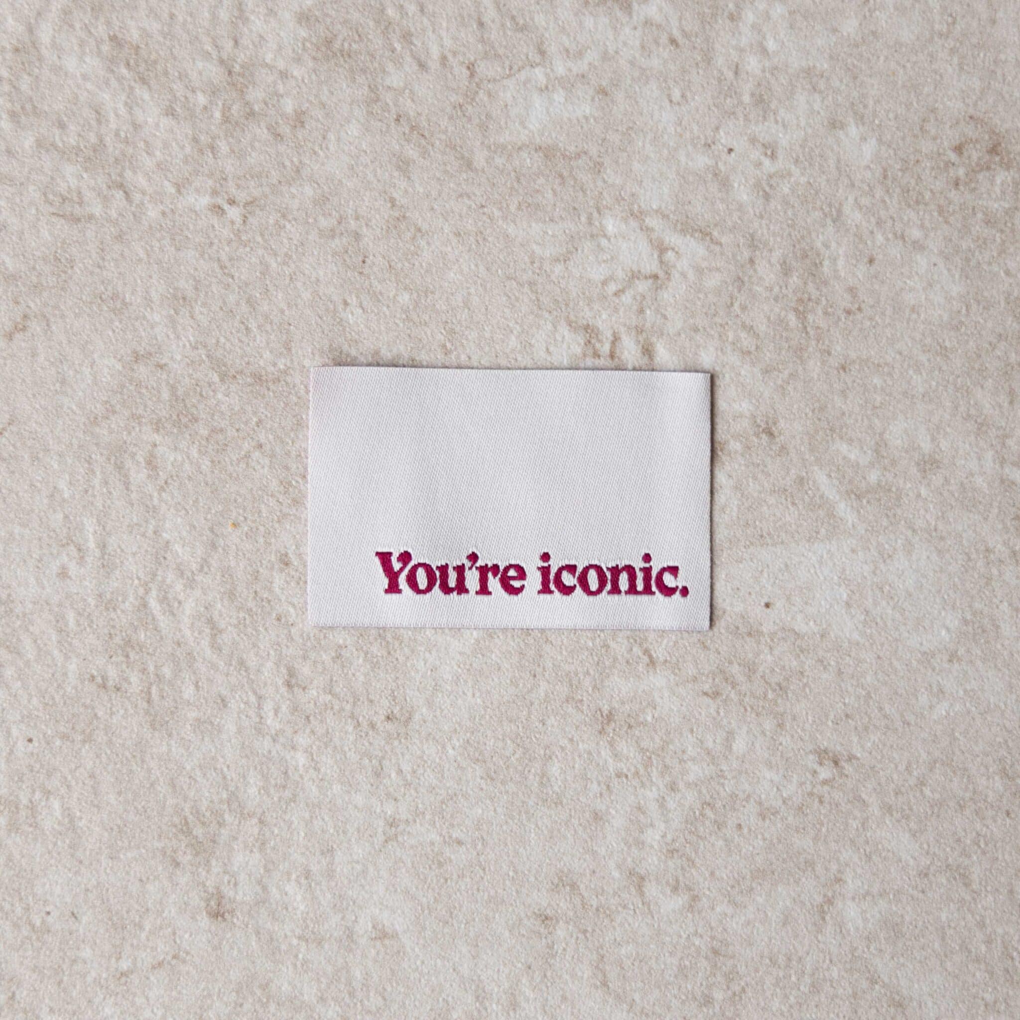 Loop&amp;Label - You're iconic - XXL label
