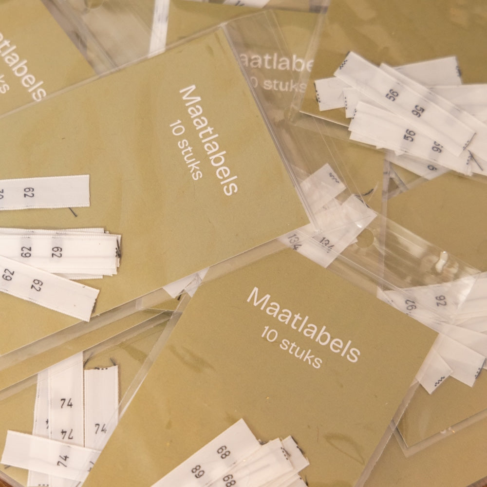 Maatlabel kids - 10 stuks
