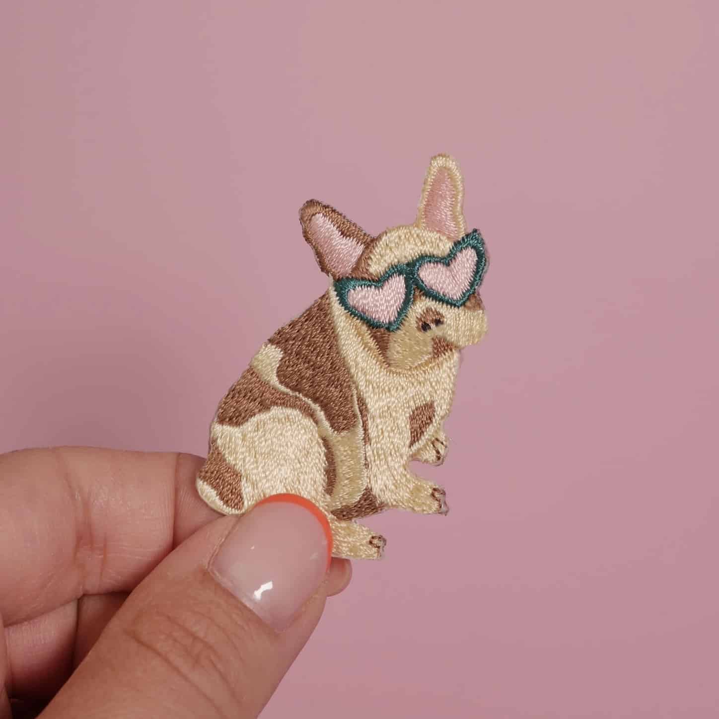 Malicieuse - strijkapplicatie bulldog