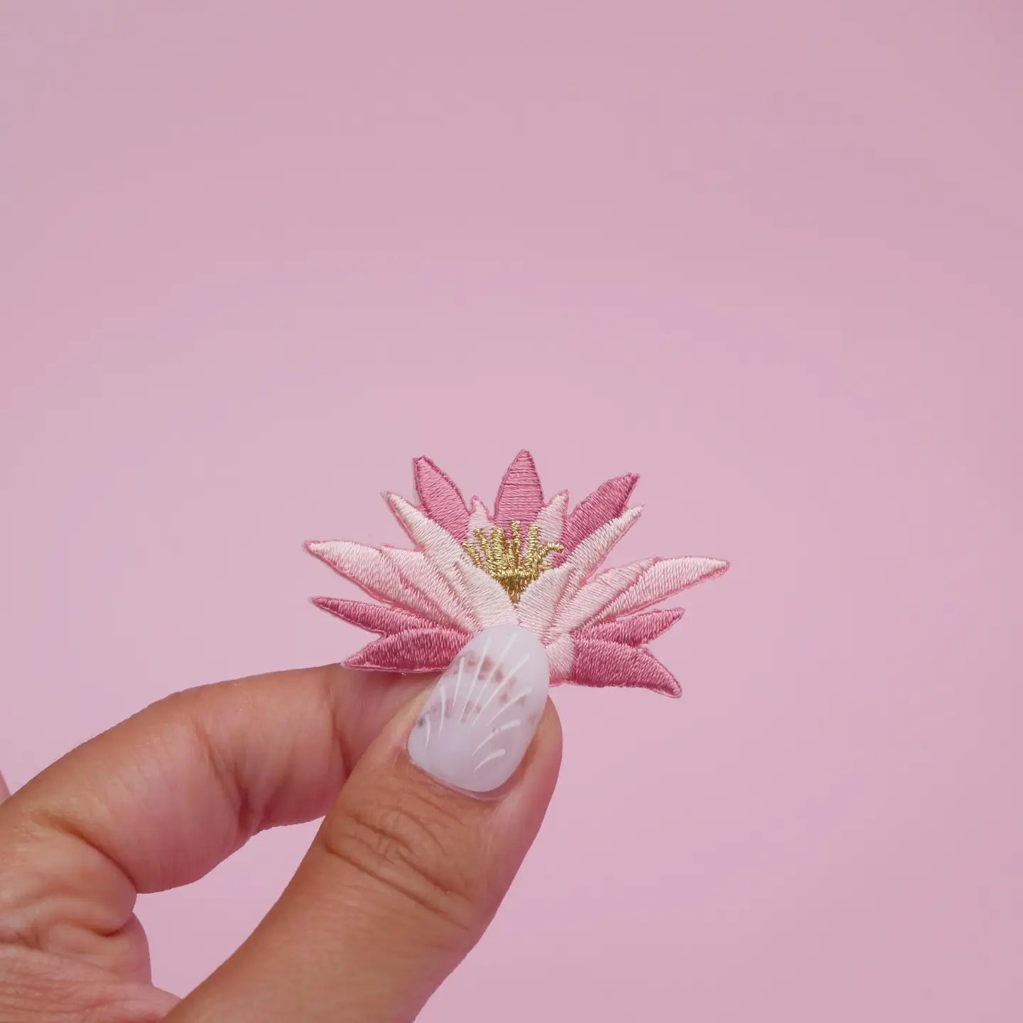Malicieuse - strijkapplicatie lotus
