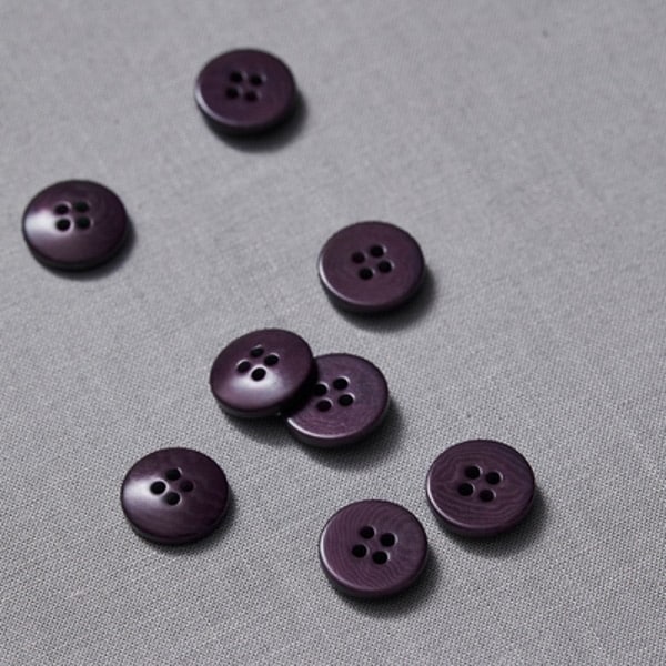 Meet Milk - Corozo knoop 15mm purple night