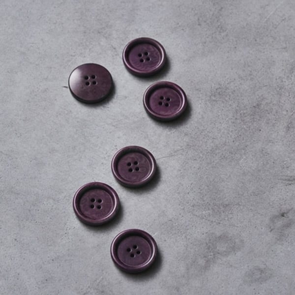 Meet Milk - Dish corozo knoop 25mm purple night