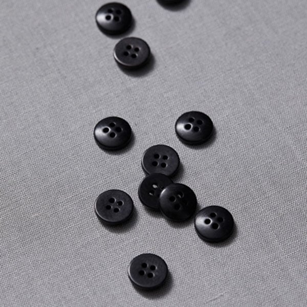 MeetMilk - Corozo knoop 11mm black