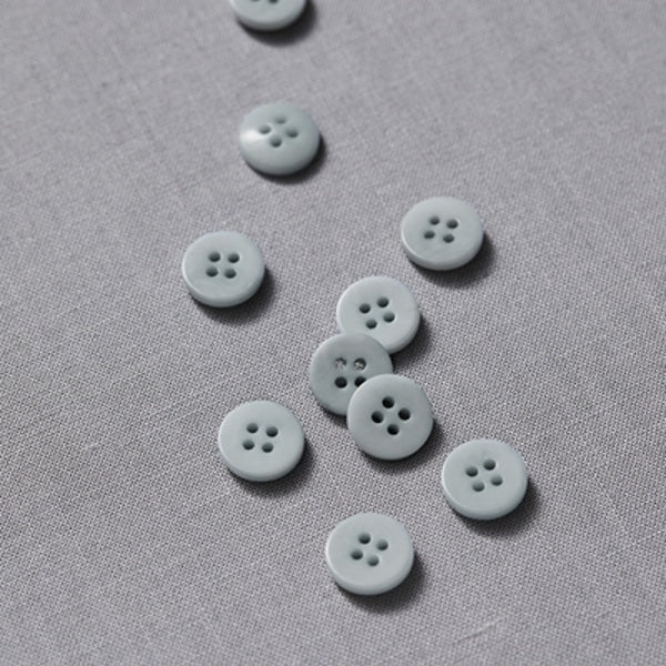 MeetMilk - Corozo knoop 11mm blue mist